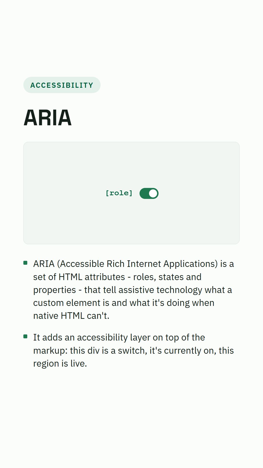 Still from the ARIA video