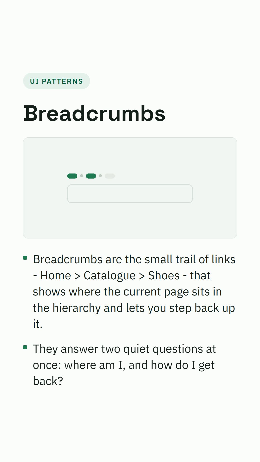 Still from the Breadcrumbs video