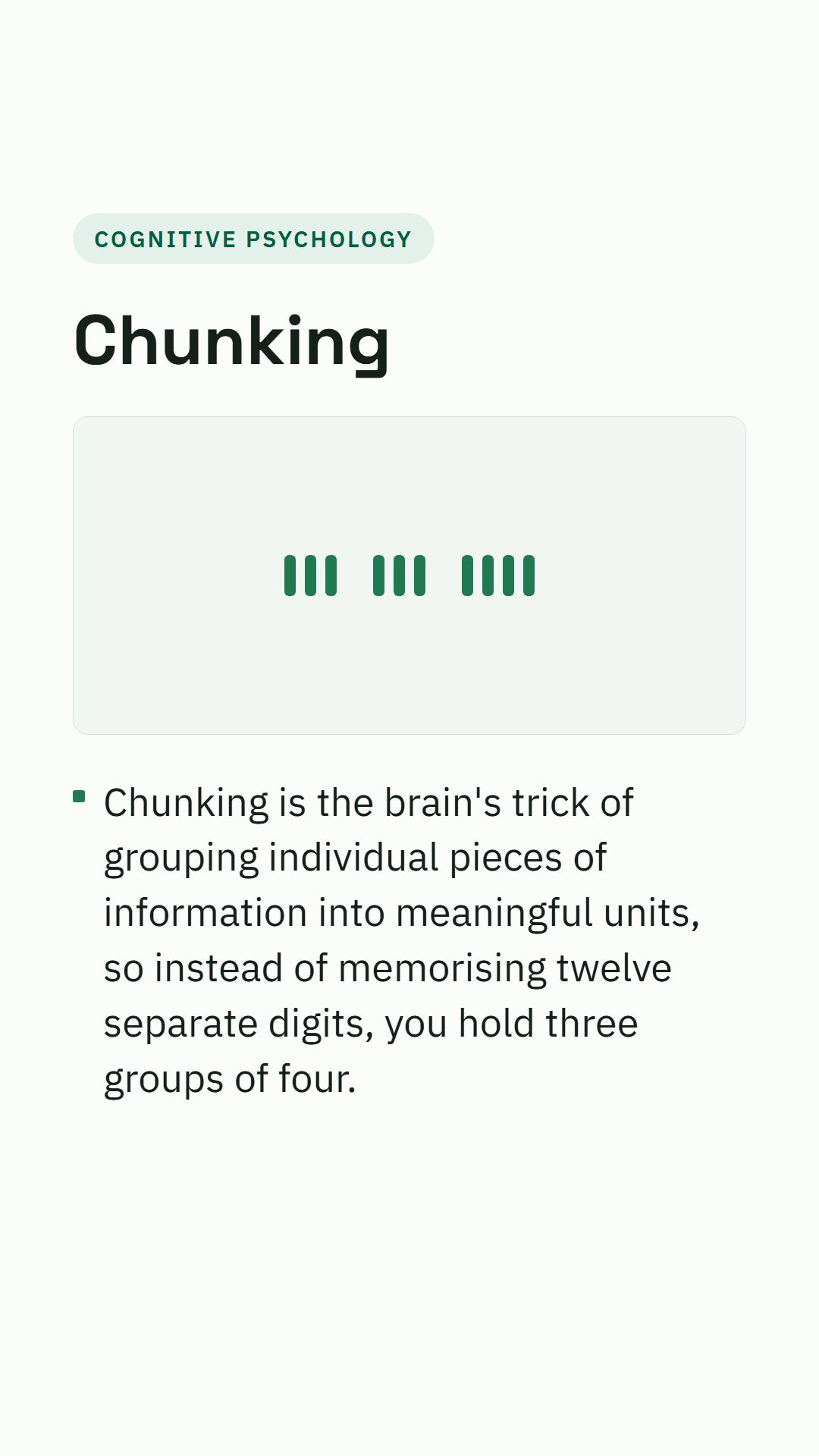 Still from the Chunking video