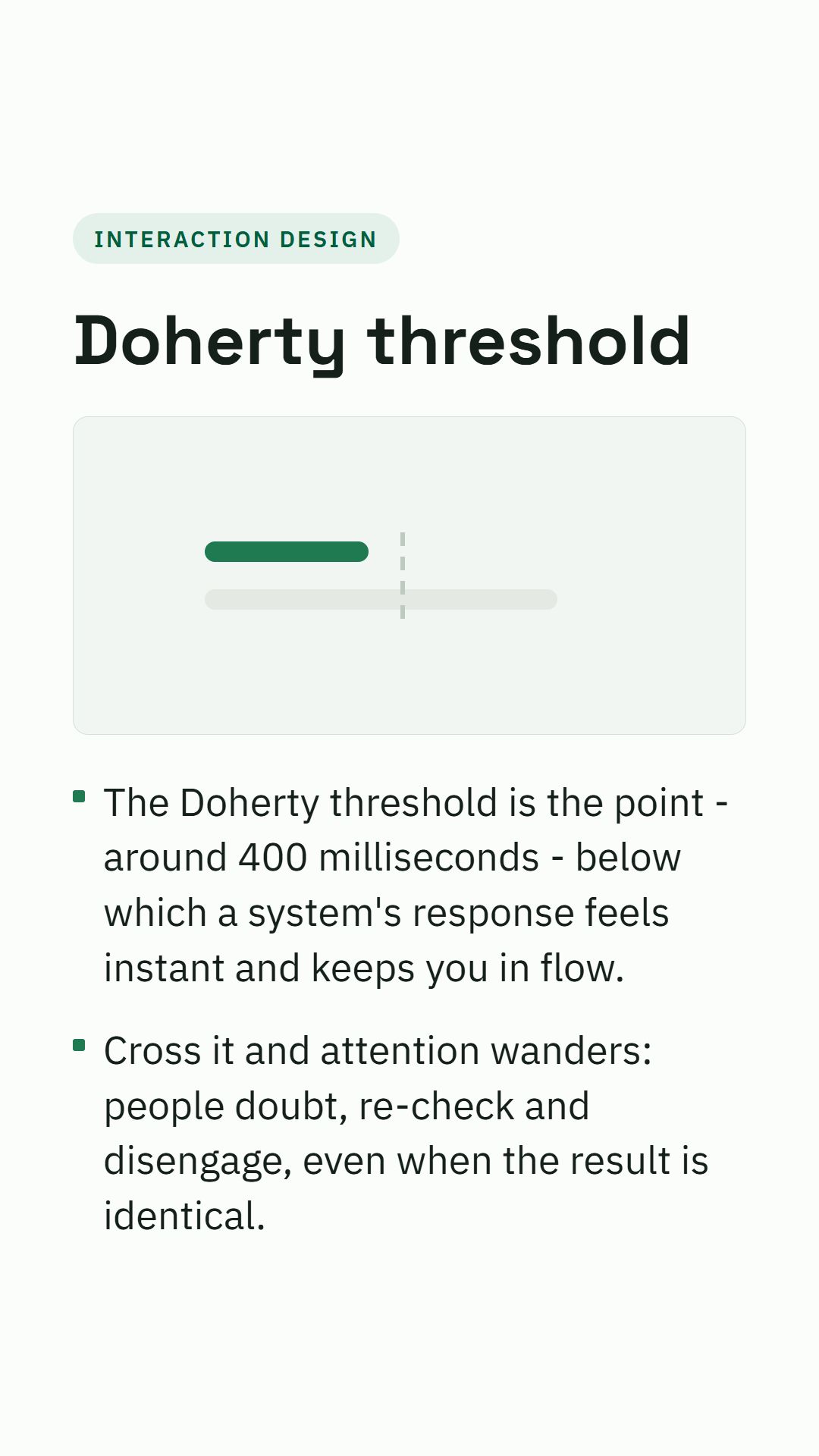 Still from the Doherty threshold video
