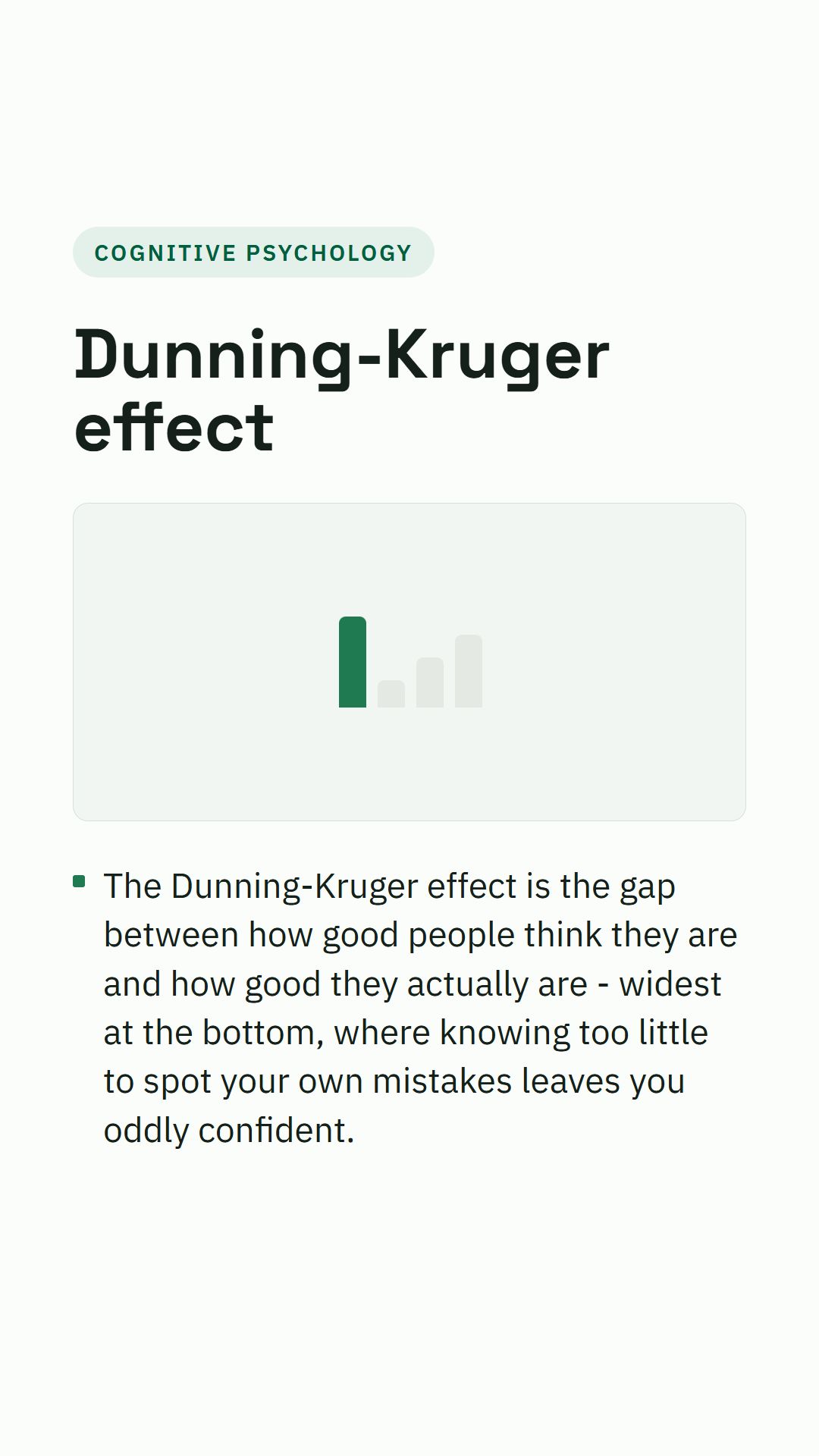 Still from the Dunning-Kruger effect video