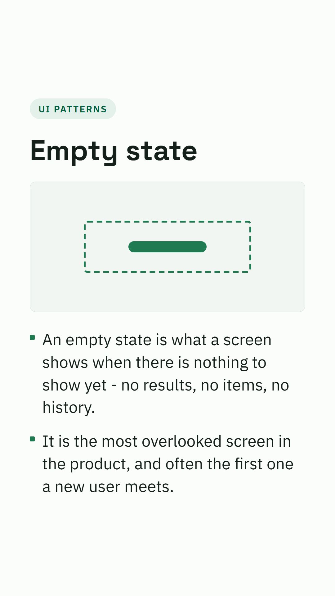 Still from the Empty state video