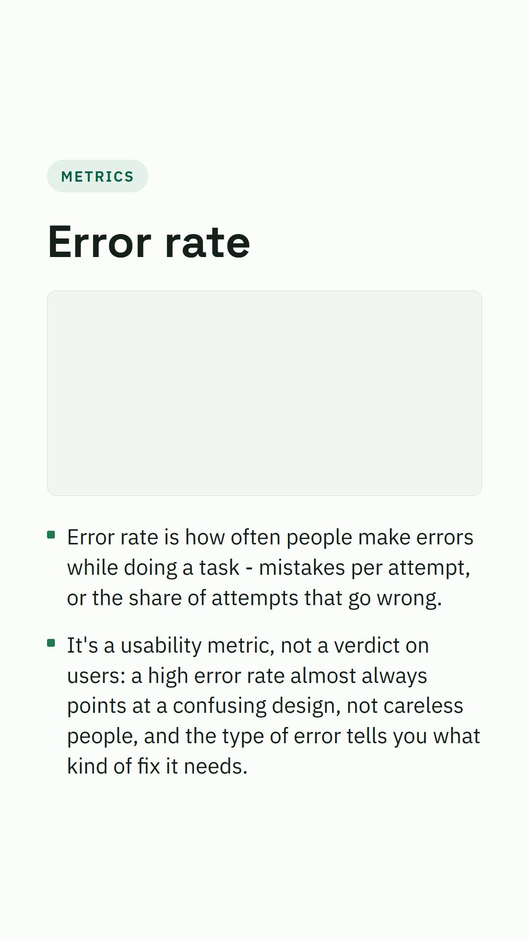 Still from the Error rate video