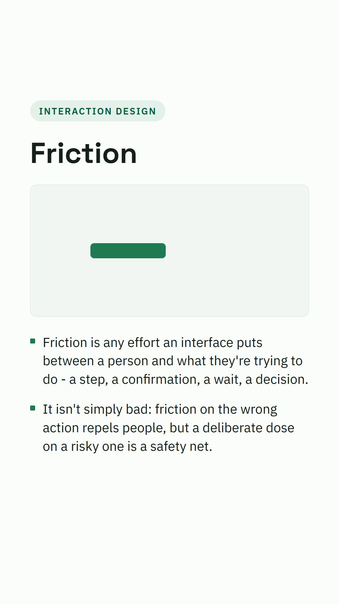Still from the Friction video