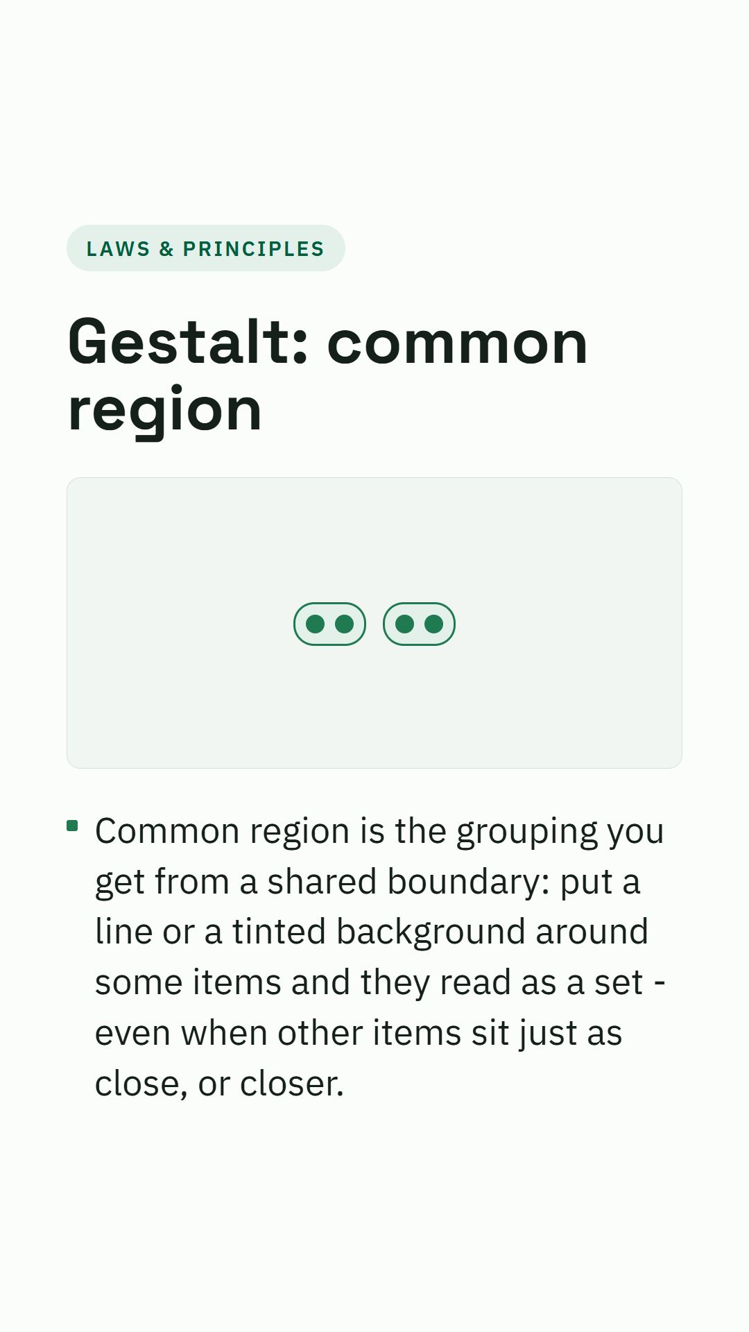 Still from the Gestalt: common region video