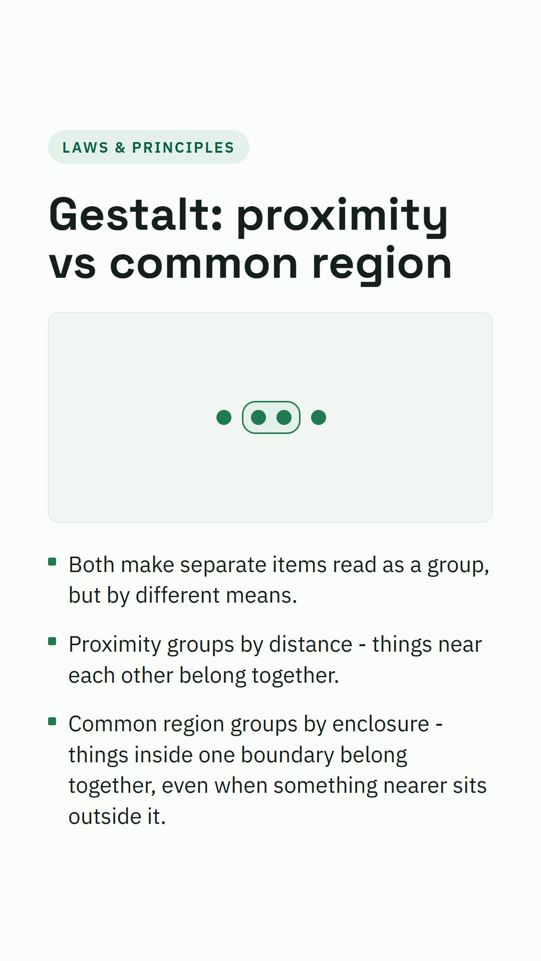 Still from the Gestalt: proximity vs common region video