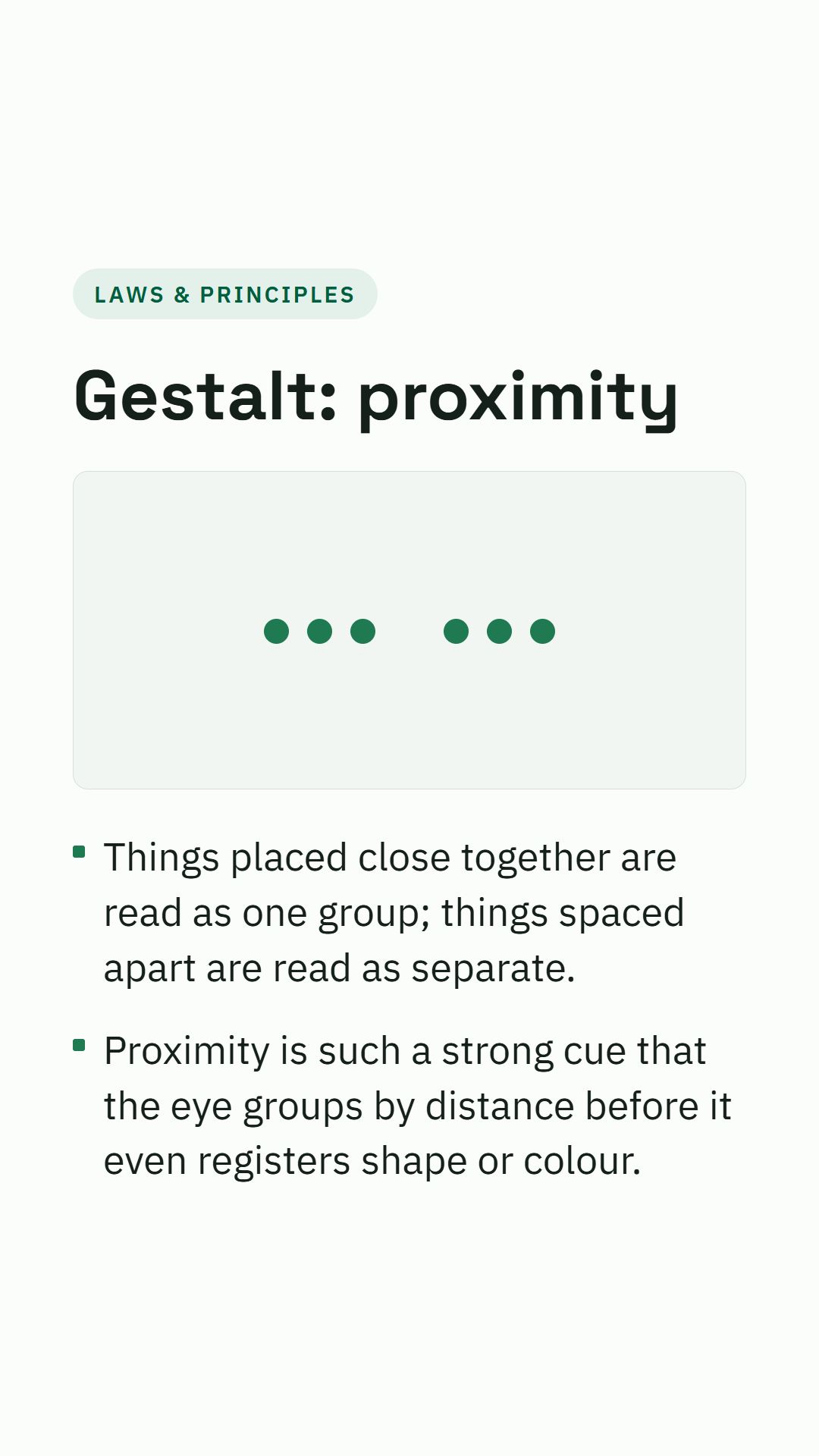 Still from the Gestalt: proximity video