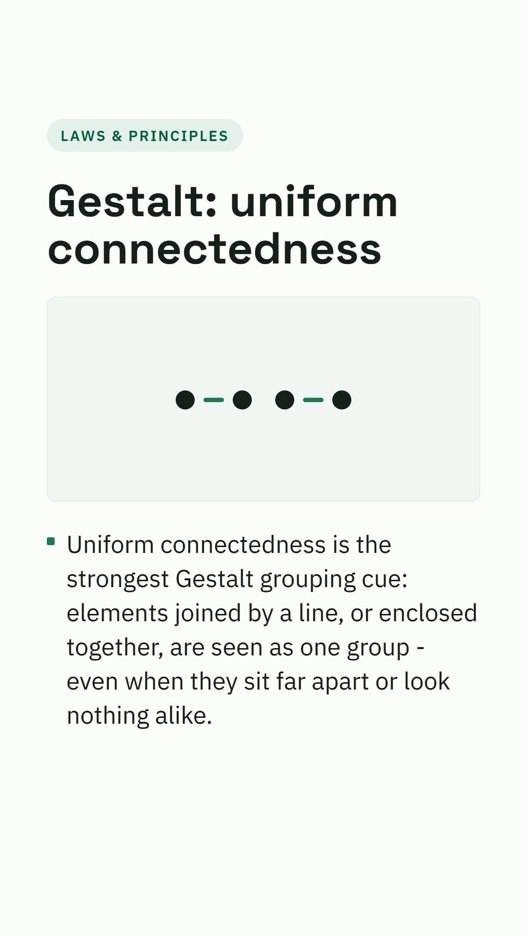 Still from the Gestalt: uniform connectedness video