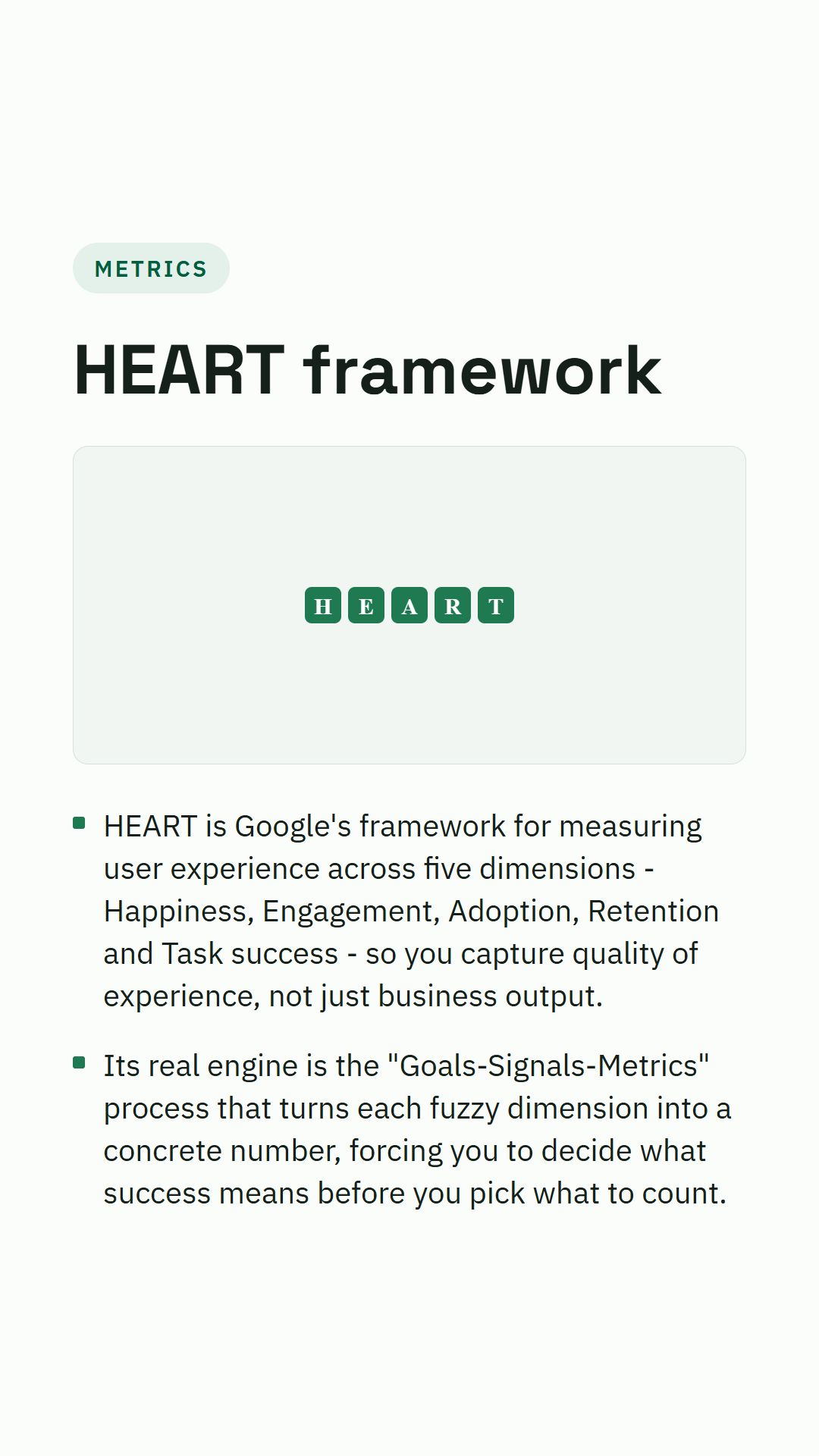 Still from the HEART framework video