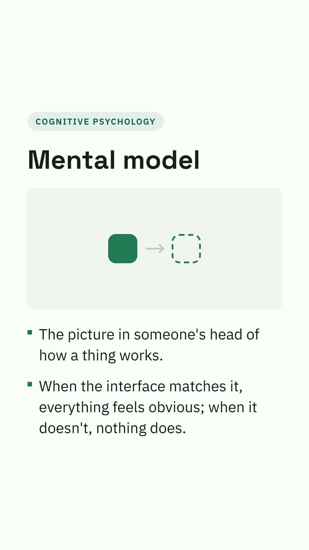 Still from the Mental model video