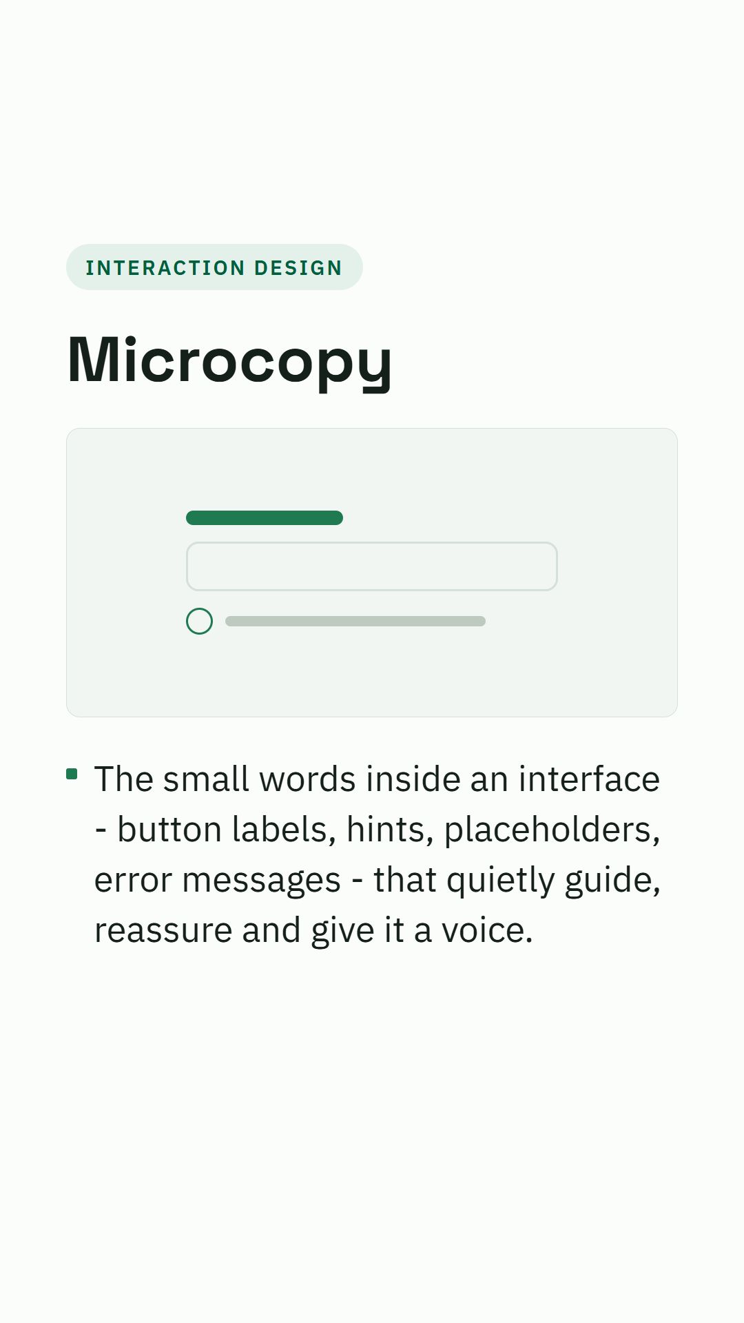 Still from the Microcopy video
