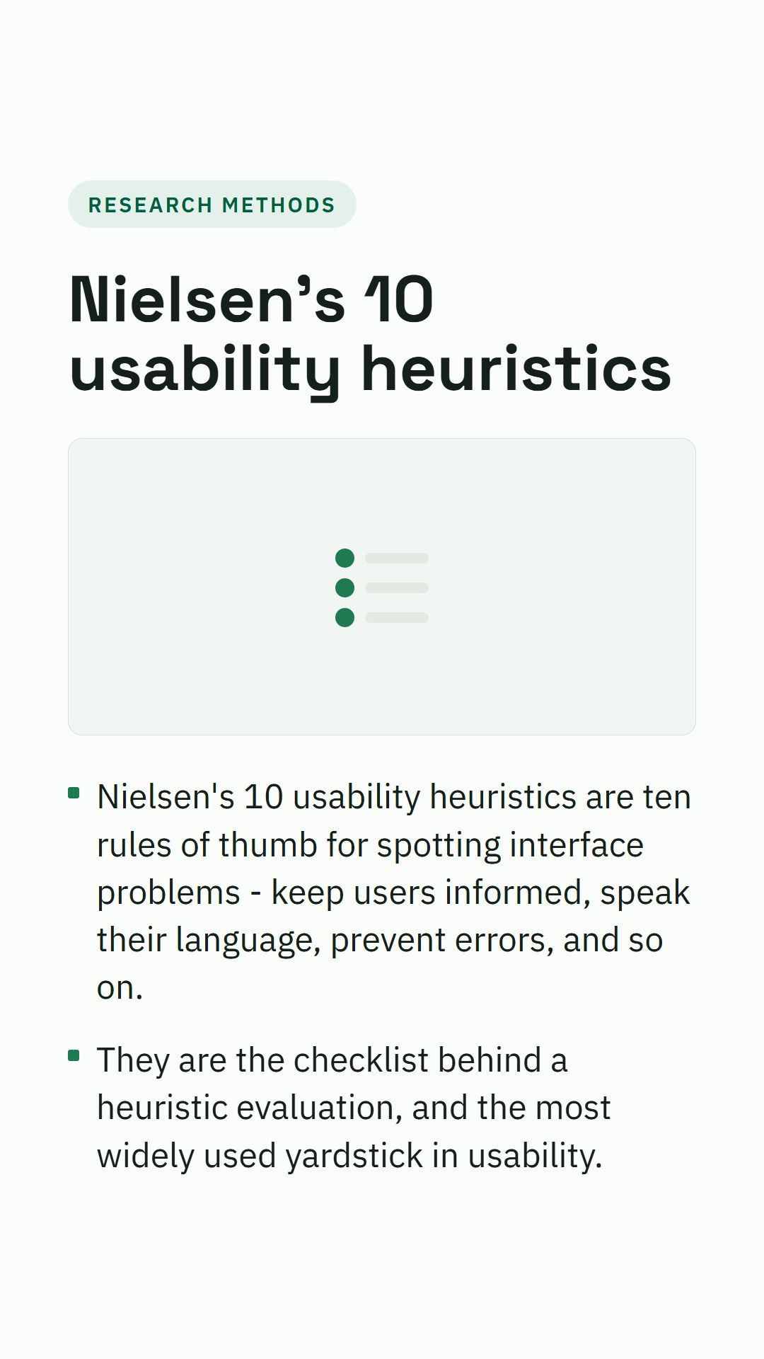 Still from the Nielsen's 10 usability heuristics video