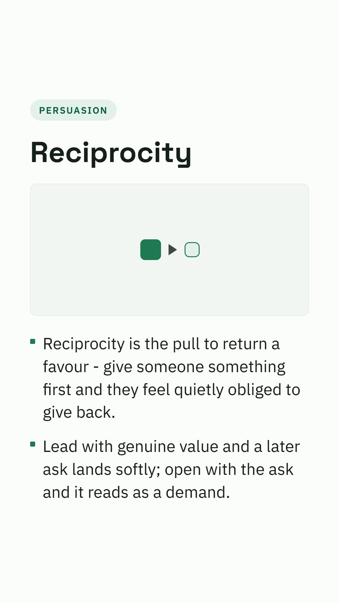 Still from the Reciprocity video