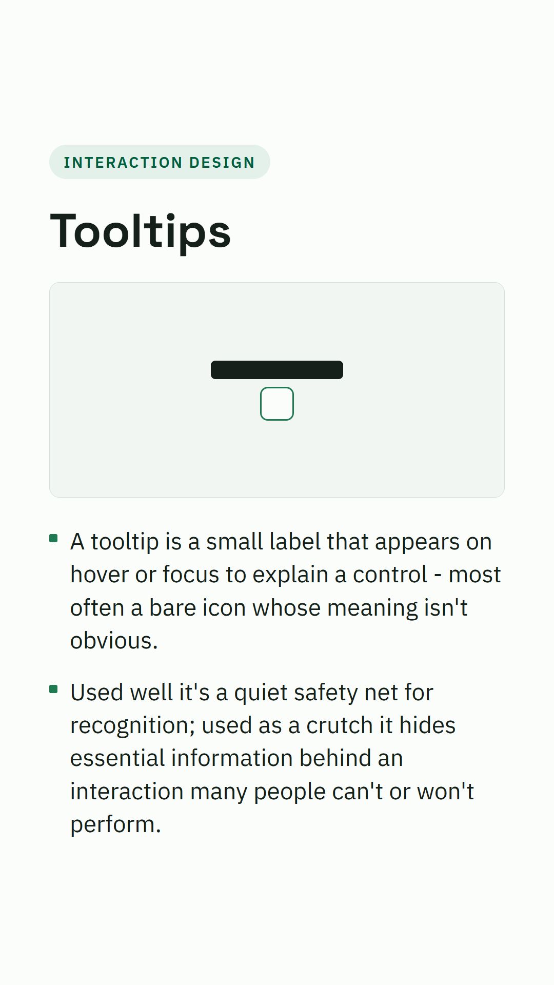 Still from the Tooltips video