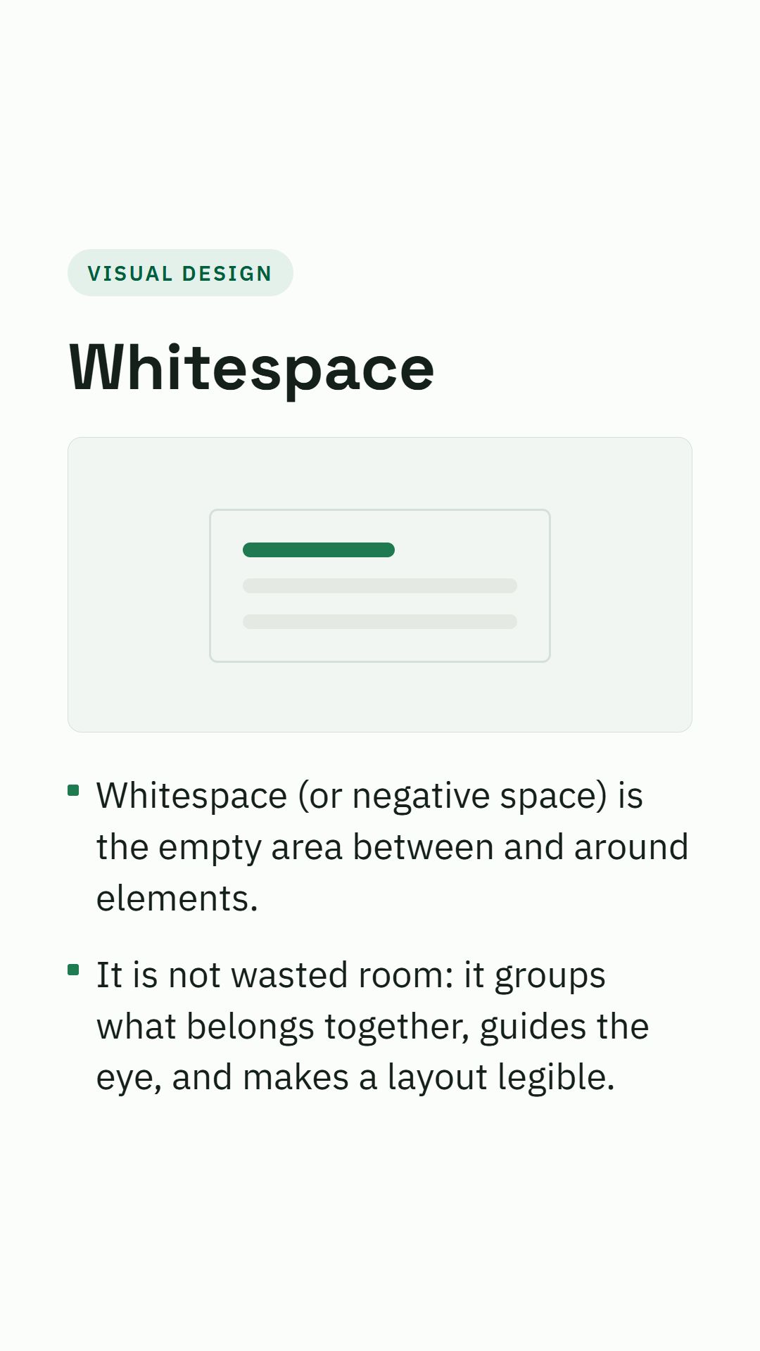 Still from the Whitespace video